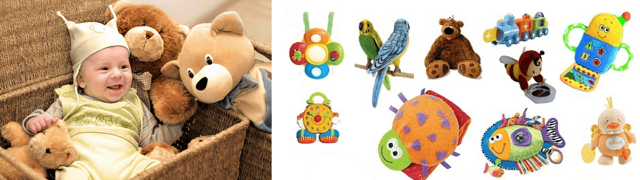 Какие игрушки нужны ребенку в 1 месяц и до года: примеры и советы детского психолога