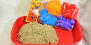 Кинетический песок — забавная основа для детского творчества: 10 игр и изготовление дома, видео